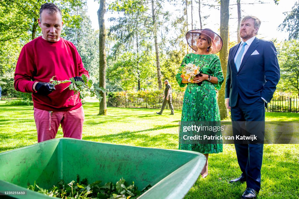 King Willem-Alexander Of The Netherlands And Queen Maxima Visit The Salland Region
