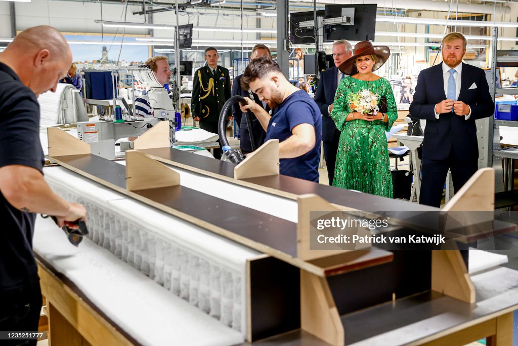 King Willem-Alexander Of The Netherlands And Queen Maxima Visit The Salland Region