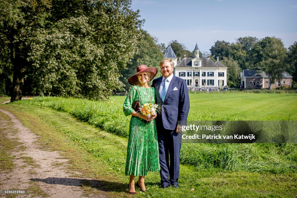 King Willem-Alexander Of The Netherlands And Queen Maxima Visit The Salland Region