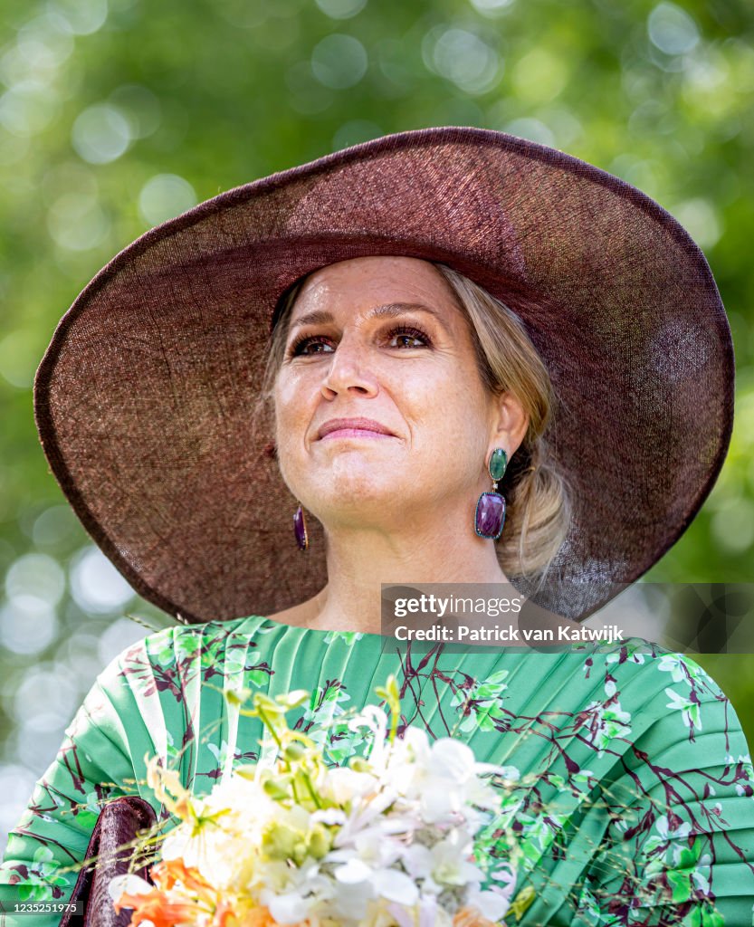 King Willem-Alexander Of The Netherlands And Queen Maxima Visit The Salland Region