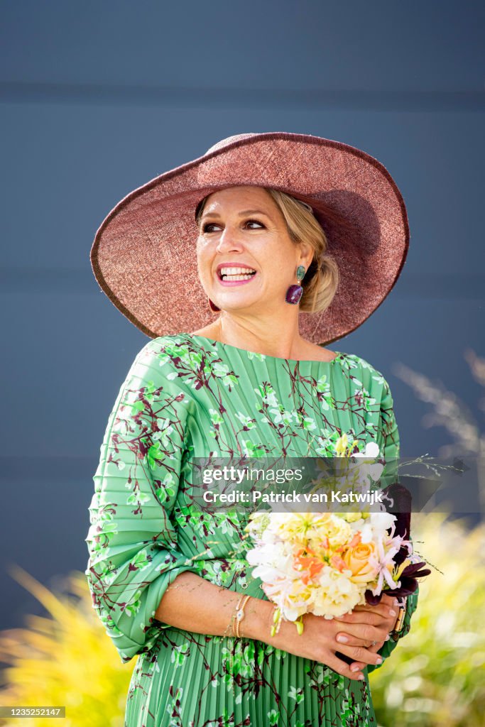 King Willem-Alexander Of The Netherlands And  Queen Maxima Visit The Salland Region