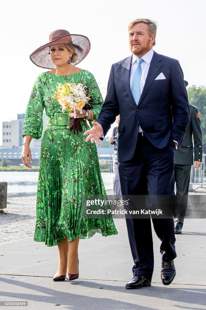 King Willem-Alexander Of The Netherlands And  Queen Maxima Visit The Salland Region
