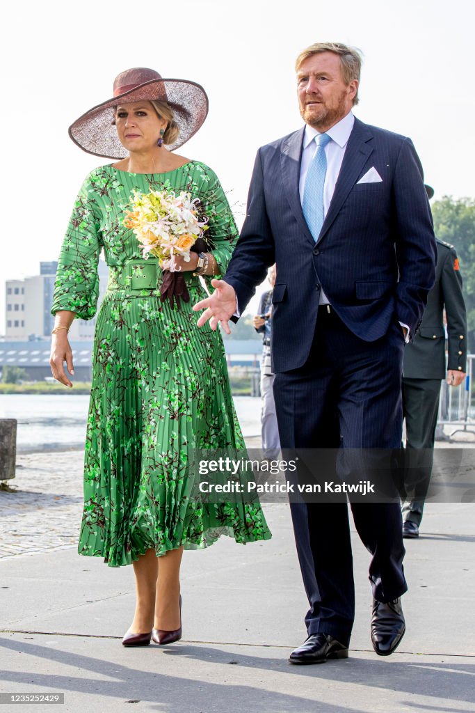 King Willem-Alexander Of The Netherlands And Queen Maxima Visit The Salland Region