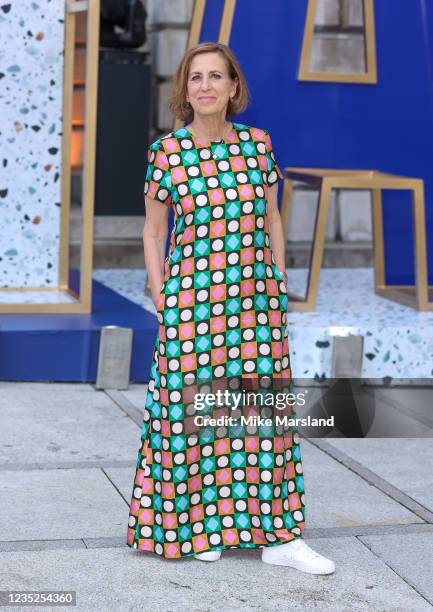 Kirsty Wark attends the Royal Academy of Arts Summer Exhibition 2021 Preview Party at Royal Academy of Arts on September 14, 2021 in London, England.