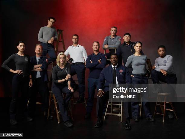 Season: 10 -- Pictured: Hanko Greensmith as Violet Mikami, Christian Stolte as Mouch, Alberto Rosende as Blake Gallo, Kara Killmer as Sylvie Brett,...