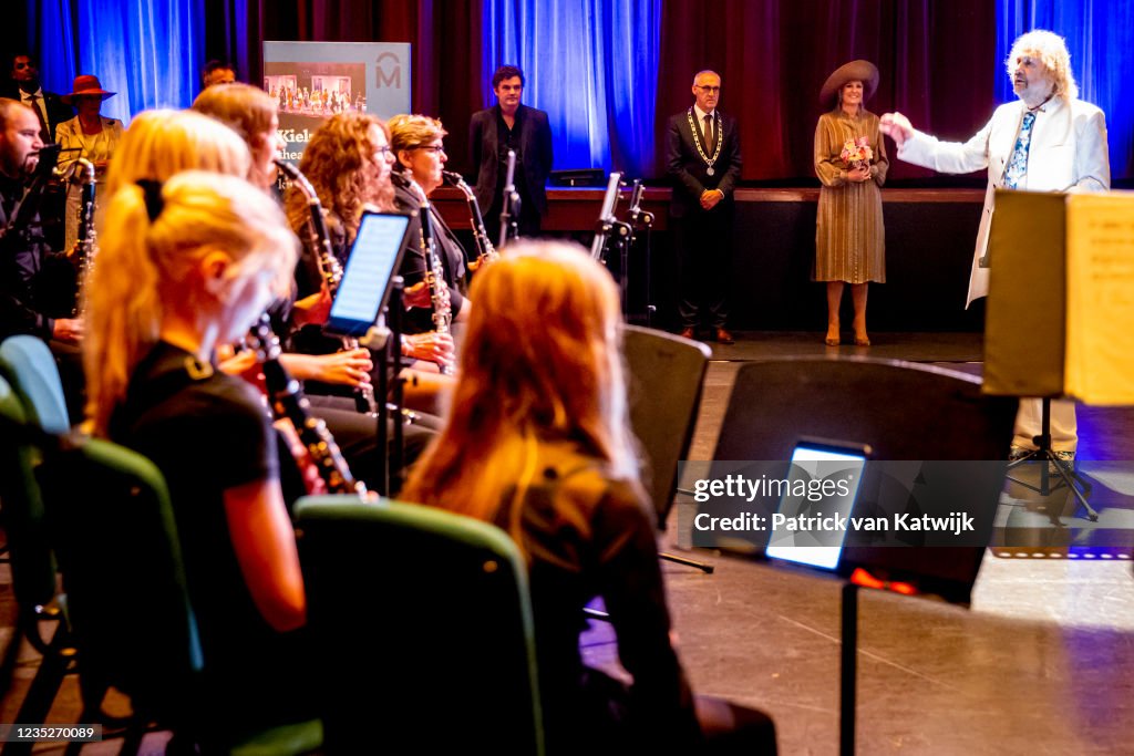 Queen Maxima Of The Netherlands Opens The House Of Culture And Governance In Hoogezand