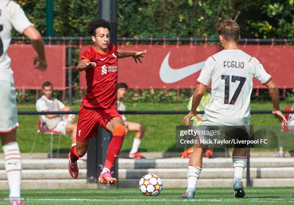 Liverpool FC v AC Milan: UEFA Youth League