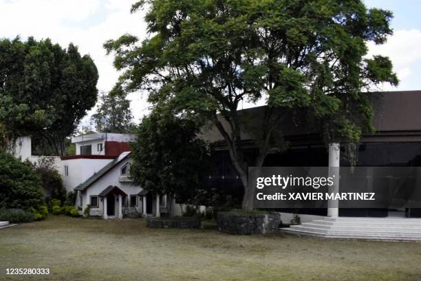 View of a house that belonged to Mexican drug dealer Amado Carrillo Fuentes aka "El Senor de los Cielos" in Alvaro Obregon municipality, in Mexico...