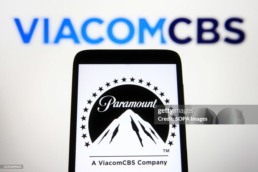 In this photo illustration, Paramount Pictures Corporation...