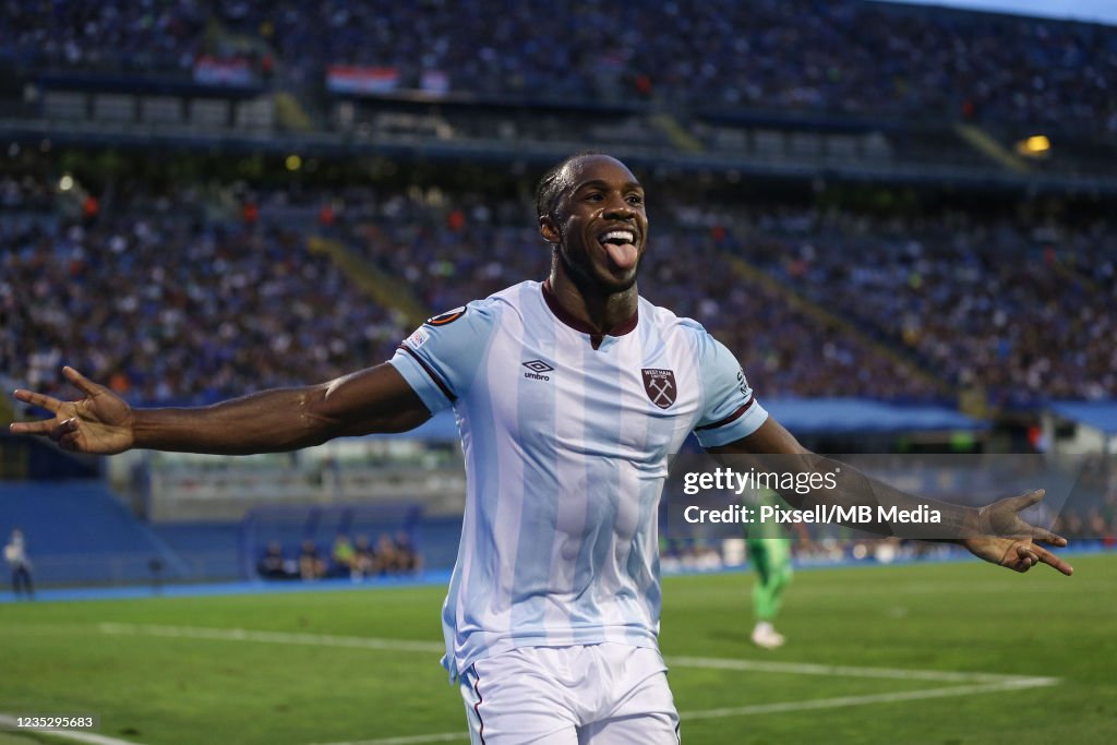 Dinamo Zagreb v West Ham United: Group H - UEFA Europa League
