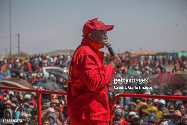 Economic Freedom Fighters Election Campaign Photos and Premium High Res