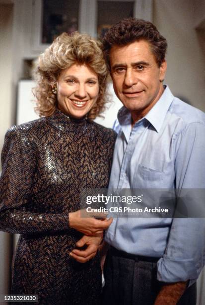 Pictured from left is Lindsay Crouse and James Farentino , in the CBS Summer Playhouse episode, "American Nuclear," broadcast July 25, 1989.