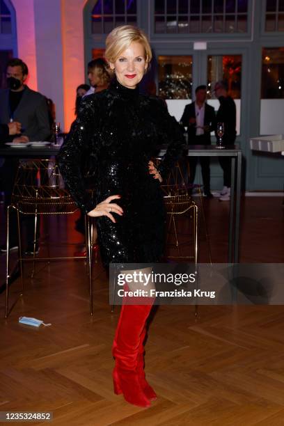 Andrea Kathrin Loewig during the Goldene Henne Award 2021 at Kongresshalle am Zoo Leipzig on September 17, 2021 in Leipzig, Germany.