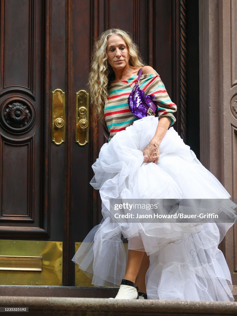Celebrity Sightings In New York - September 17, 2021