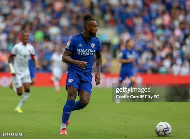 Leandro Bacuna of Cardiff City FC during the Sky Bet Championship match between Cardiff City and AFC Bournemouth at Cardiff City Stadium on September...