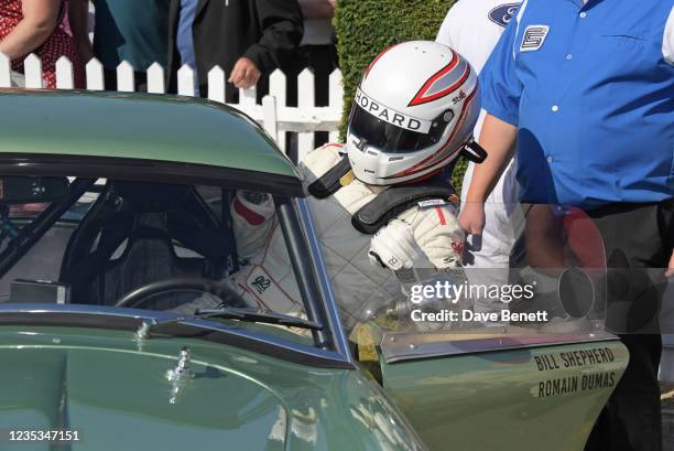 Romain Dumas attends day 1 of the 2021 Goodwood Revival at Goodwood Motor Circuit on September 18, 2021 in Chichester, England.