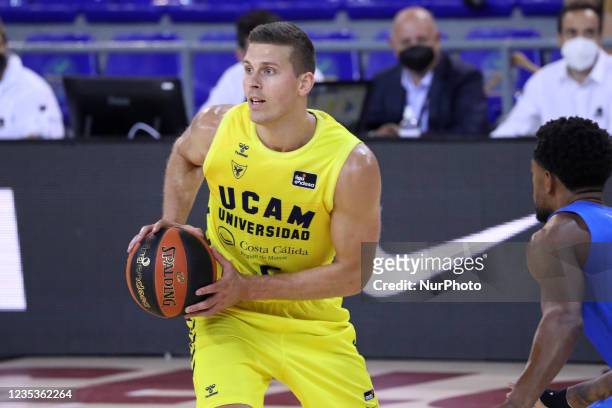 Chris Czerapowicz during the match between FC Barcelona and UCAM Murcia CB, corresponding to the week 1 of the Liga Endesa, played at the Palau...