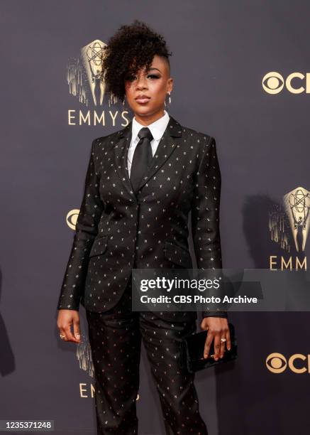 Samira Wiley from 'The Handmaid's Tale' attends the 73RD EMMY AWARDS on Sunday, Sept. 19 on the CBS Television Network and available to stream live...