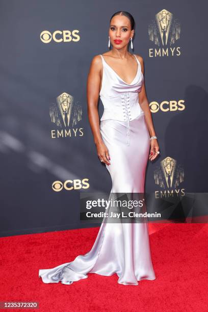 Los Angeles, CA Kerry Washington attends the 73rd Primetime Emmy Awards at L.A. Live on Sunday, Sept. 19, 2021 in Los Angeles, CA.