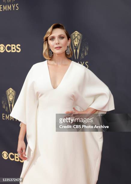 Elizabeth Olsen from WandaVision attends the 73RD EMMY AWARDS on Sunday, Sept. 19 on the CBS Television Network and available to stream live and on...