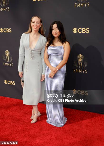 Anna Konkle and Maya Erskine from PEN15 attends the 73RD EMMY AWARDS on Sunday, Sept. 19 on the CBS Television Network and available to stream live...