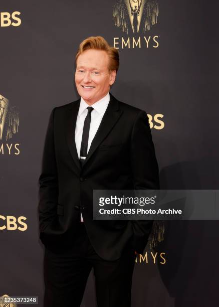 Conan OBrien attends the 73RD EMMY AWARDS on Sunday, Sept. 19 on the CBS Television Network and available to stream live and on demand on Paramount+.