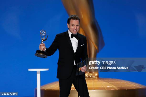 Ewan McGregor from 'Halston' appears at the 73RD EMMY AWARDS, broadcast Sunday, Sept. 19 on the CBS Television Network and available to stream live...