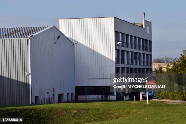 Picture taken on December 12, 2008 in Orbec, Normandy, northwestern France, shows a partial view of the factory of European car parts maker, British...