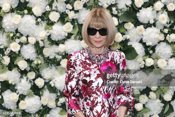 Editor-In-Chief of US Vogue Dame Anna Wintour attends an intimate dinner and party hosted by British Vogue and Tiffany & Co. To celebrate Fashion and...