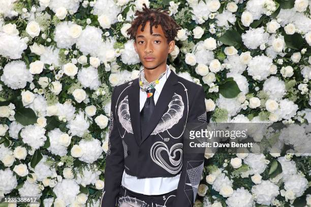 Jaden Smith attends an intimate dinner and party hosted by British Vogue and Tiffany & Co. To celebrate Fashion and Film during London Fashion Week...