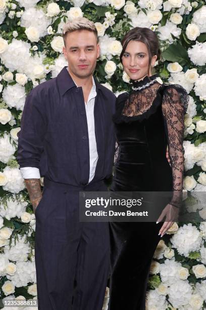 Liam Payne and Maya Henry attend an intimate dinner and party hosted by British Vogue and Tiffany & Co. To celebrate Fashion and Film during London...