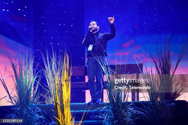 Rehearsals" -- Pictured: Joss Favela on stage at the Watsco Center in Coral Gables, FL on September 20, 2021 --