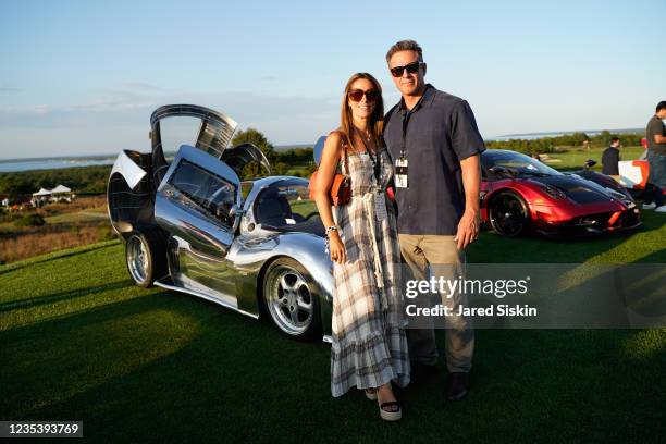 Cristina Greeven Cuomo and Chris Cuomo attend The Bridge V, 2021 at The Bridge on September 18, 2021 in Bridgehampton, NY.