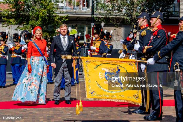 King Willem-Alexander of The Netherlands and Queen Maxima of The Netherlands attends Prinsjesdag the annual opening of the parliamentary year in the...