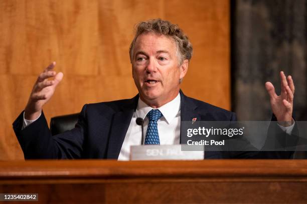 Sen. Rand Paul asks questions about FISA and Crossfire Hurricane during a Senate Homeland Security & Governmental Affairs hearing to discuss security...