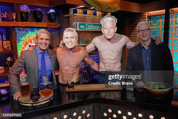 Episode 18150 -- Pictured: Andy Cohen, Anderson Cooper --