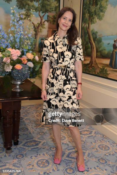 In this image released on September 23 Arabella Musgrave attends the mothers2mothers committee breakfast at The Savoy Hotel on September 14, 2021 in...