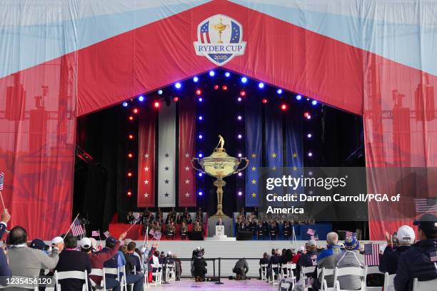 Of America President, Jim Richerson during the Opening Ceremony for the 2020 Ryder Cup at Whistling Straits on September 23, 2021 in Kohler, WI.