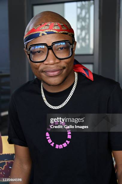 Master KG at the Nescaf? Ricoffy 50th birthday celebration at Hallmark House on September 23, 2021 in Johannesburg, South Africa. To celebrate its...