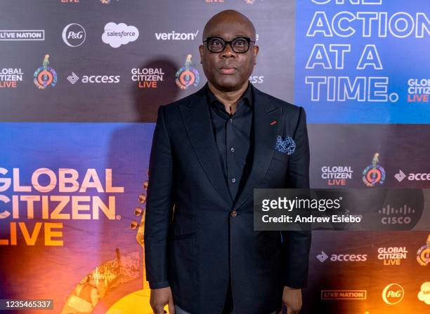 Herbert Onyewumbu Wigwe attends Global Citizen Live, Lagos on September 18, 2021 in Lagos, Nigeria.