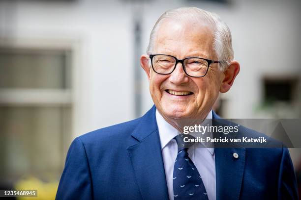 Pieter van Vollenhoven opens the Silver Museum in the Martini church on September 24, 2021 in Doesburg, Netherlands.