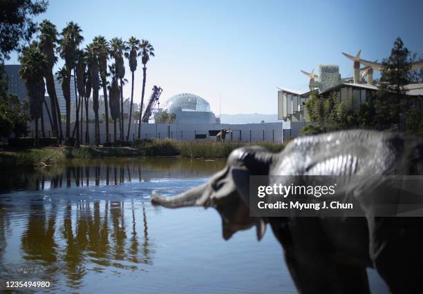 Renzo Piano's Academy Museum of Motion Pictures, as seen from the La Brea Tar Pits, brings new life to a storied May Co. Building and creates a new...