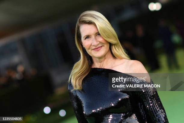 Actress Laura Dern arrives for the Academy Museum of Motion Pictures opening gala on September 25, 2021 in Los Angeles, California.