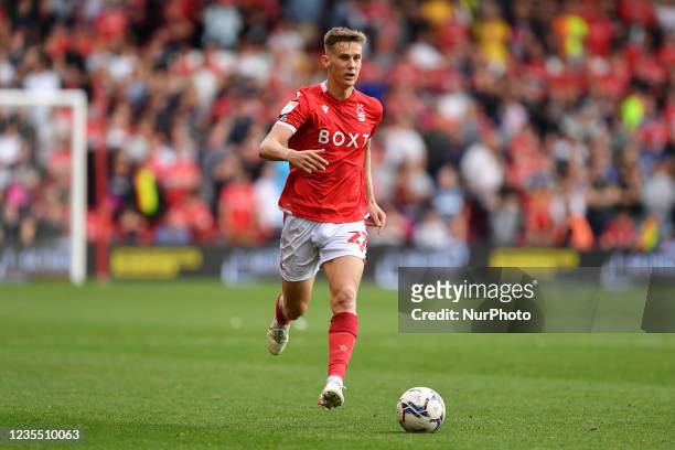 Ryan Yates of Nottingham Forest during the Sky Bet Championship match between Nottingham Forest and Millwall at the City Ground, Nottingham, UK on...