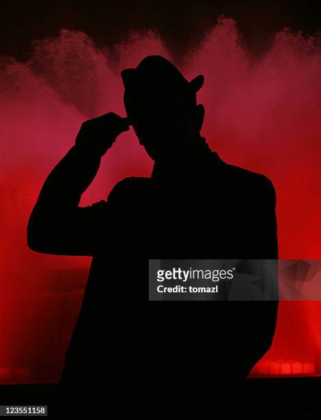 secrete service - mystery man stock pictures, royalty-free photos & images