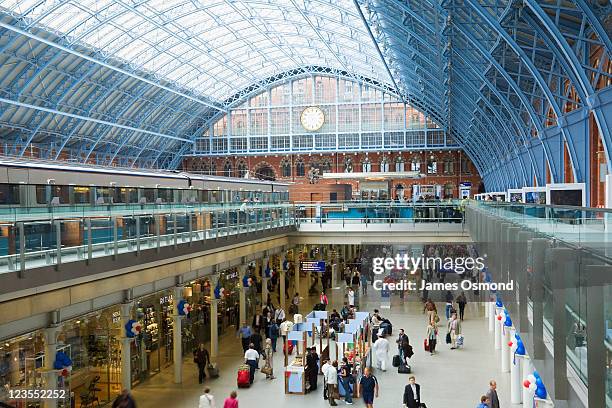 73 Interior Of St Pancras International Stock Photos, High-Res Pictures ...