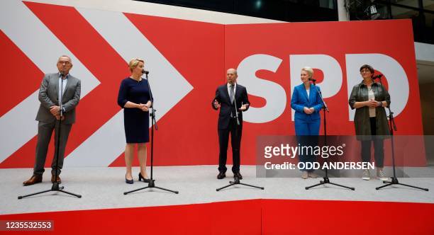 Germany's Social Democratic SPD party co-leader Norbert Walter-Borjans, the top candidate for Berlin mayor and co-leader of the German Social...