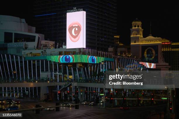 The Las Vegas Cosmopolitan casino and hotel in Las Vegas, Nevada, U.S., on Monday, Sept. 27, 2021. Blackstone Inc. Has reached a deal to sell the...