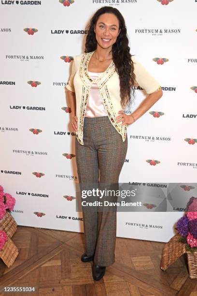 Lilly Becker attends the 7th annual Lady Garden Foundation lunch at Fortnum & Mason on September 28, 2021 in London, England.