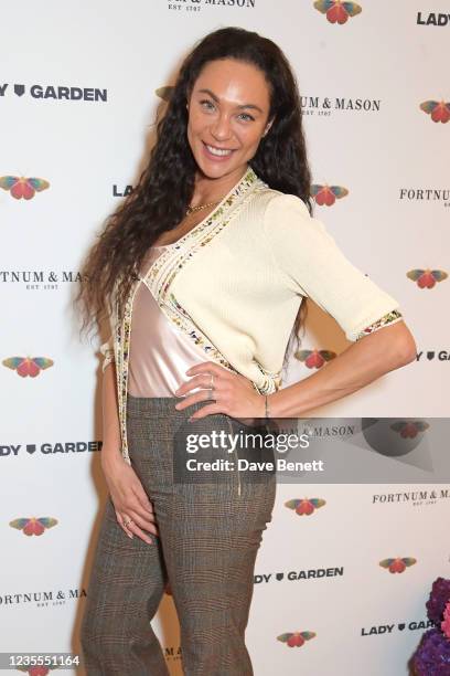 Lilly Becker attends the 7th annual Lady Garden Foundation lunch at Fortnum & Mason on September 28, 2021 in London, England.